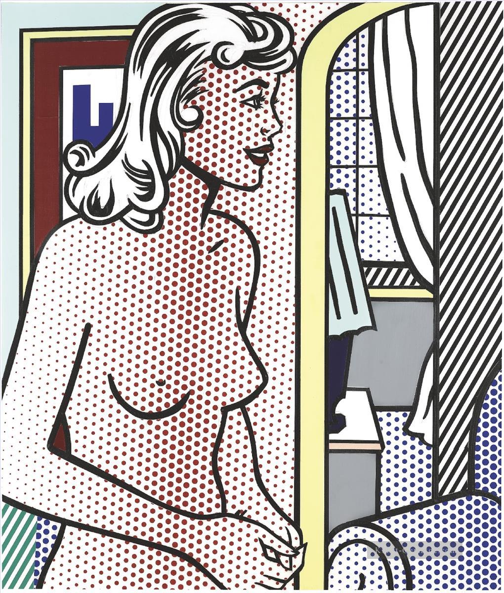 Nackt in Apartment Roy Lichtenstein Ölgemälde